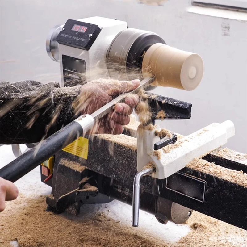 Multifunctional woodworking micro machine tool, small woodworking lathe, household ordinary mini wood turning machine 220v