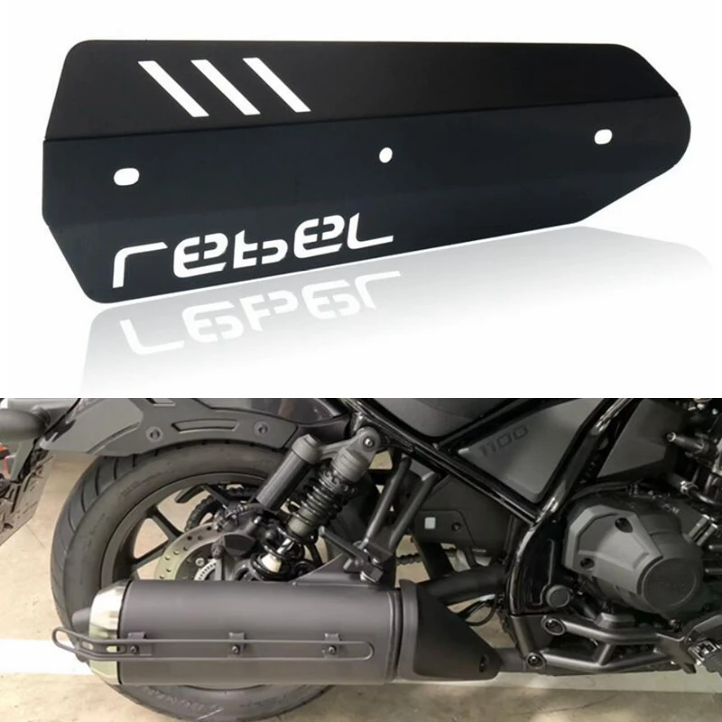 

Motorcycle Exhaust Protection Exhaust Pipe Heat Insulation Cover Anti-scalding Cover For Rebel CMX1100 CM 1100 2021-2023