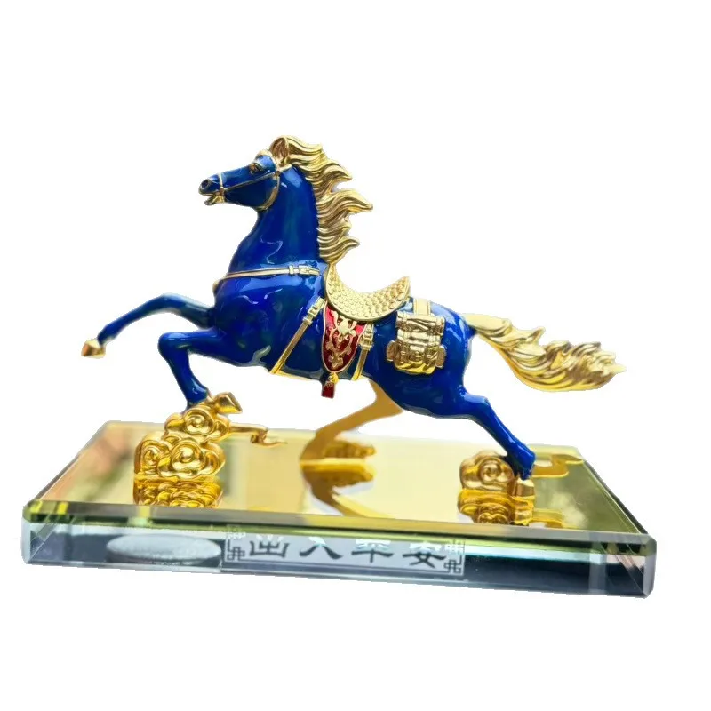 

New Car Ornament Horse Success Alloy Horse Car Decor Lucky Money Decor