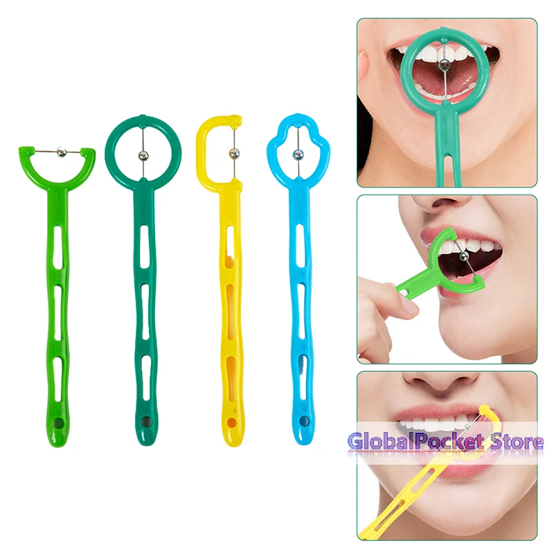 

3/4PCS Kids Tongue Tip Lateralization Elevation Tool Tongue Tip Exercise Oral Muscle Training Autism Speech Therapy Talk Tool