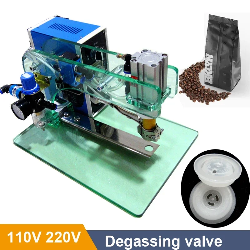 Semi Automatic FOR  110V 220V Coffee Valve Applicator Machine For One Way Degassing Valve