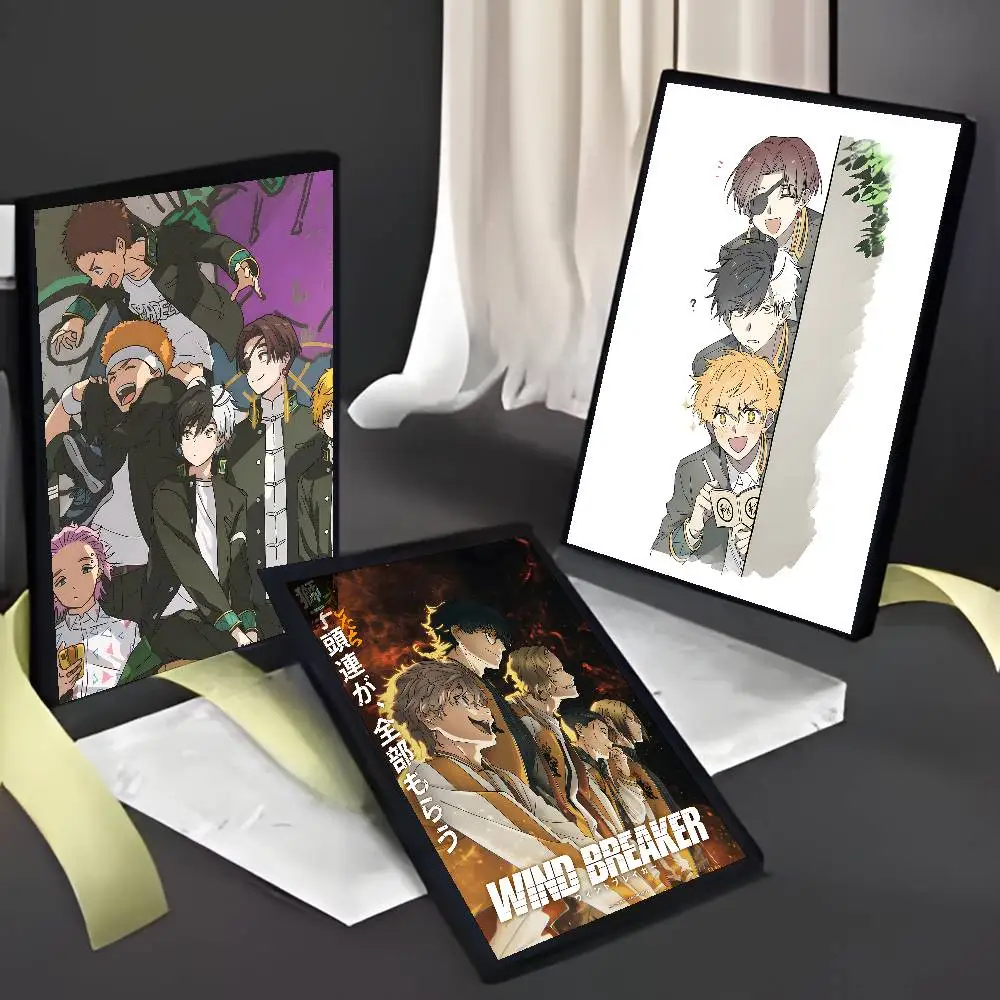 Anime W-Wind Breaker-MT Boys Comics Poster Art painting poster with prints Home bedroom living room decoration gift