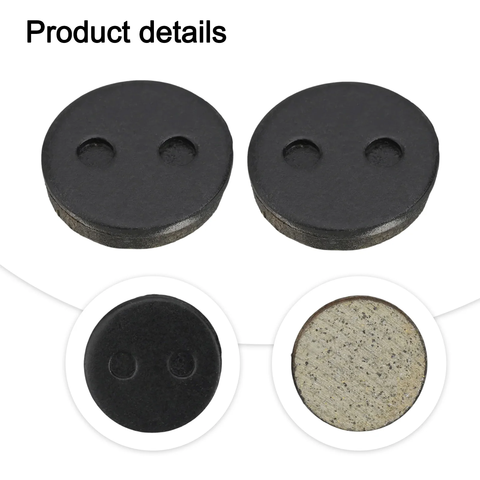 

High Performance Brake Pads Skateboard Brake Pads Set 23*18*4mm Resin Brake Pads Safety Performance Compact Size