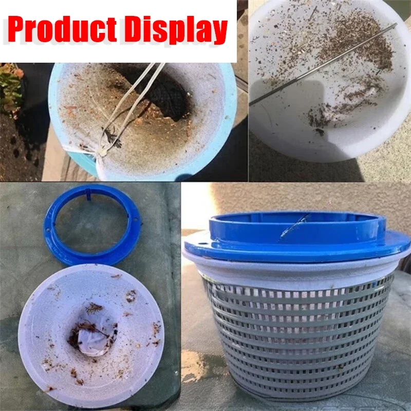 5-100pcs Pool Skimmer Socks Household Perfect Savers Nylon Mesh Design for Filters Baskets Skimmers Swimming Pool Accessories