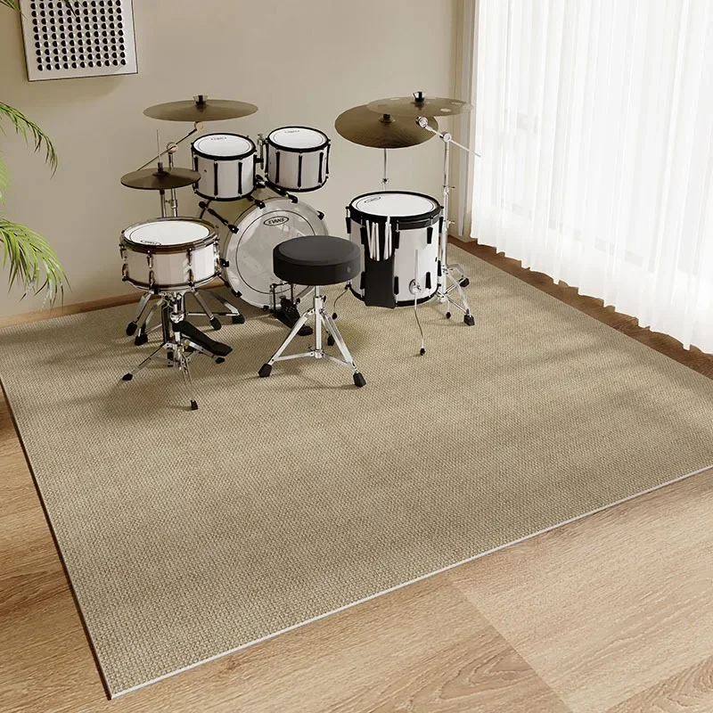 Piano Drum Carpet for Living Room Light Luxury High-end Sound Insulation Non-slip Floor Mat Home Study Bedroom Rug Alfombra 러그