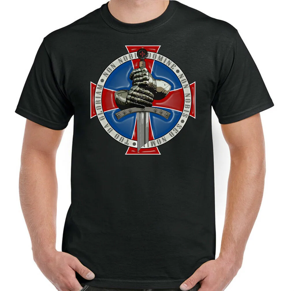 

Knights Templar Crusader Badge St Georges Day T Shirt. Short Sleeve 100% Cotton Casual T-shirts Loose Top Size S-3XL