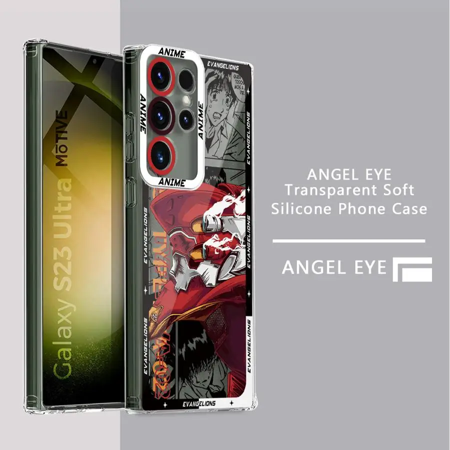 G-Genesis E-Evangelions Case for Samsung Galaxy S24 Ultra S20 FE S21 S22 S23 Ultra 5G S10 Plus Note 20 Ultra 10 Plus S23 FE Soft