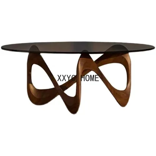 

Tempered Glass Coffee Table Tea Table Sofa Combination Simple Tea Zhuo