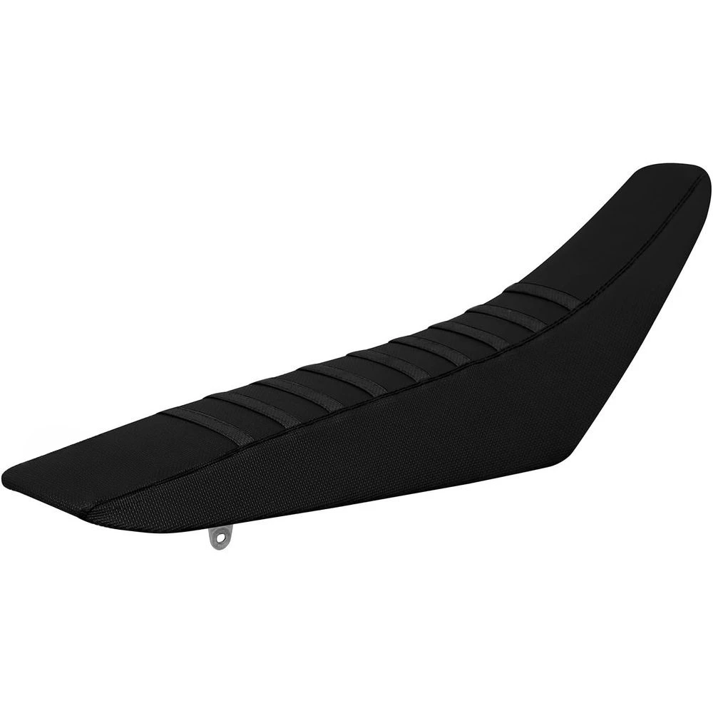 

Universal Seat Cover for 2010-2018 Suzuki RMZ 250 RMZ250 - Sleek All Black with Black Ribs Design #49