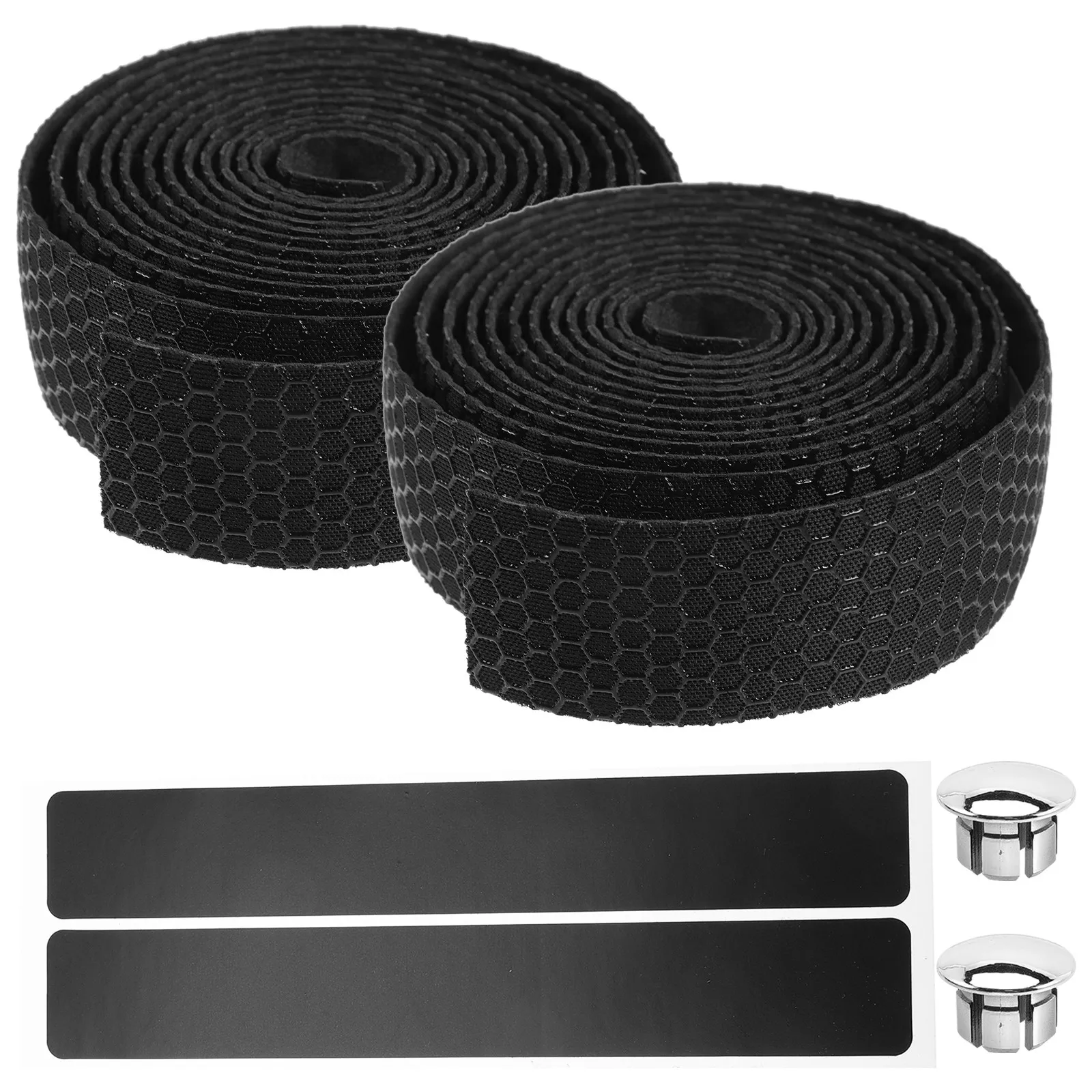 

1 set 1 Set Bike Handlebar Tape Durable Sweat-Absorbing Non-Slip Cycling Grips Cover Road Mountain Bike Handle Wrap Eva Foam