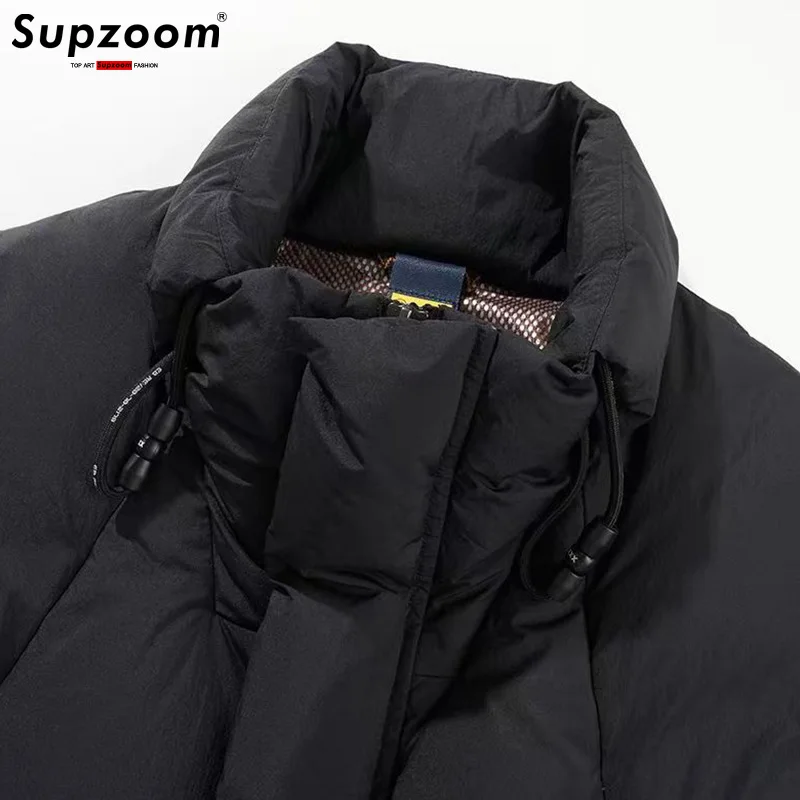 Supzoom 2025 قمة الموضة الجديدة وصول خطابات الوقوف طوق الخريف والشتاء للرجال والنساء الدافئة سميكة أسفل سترة