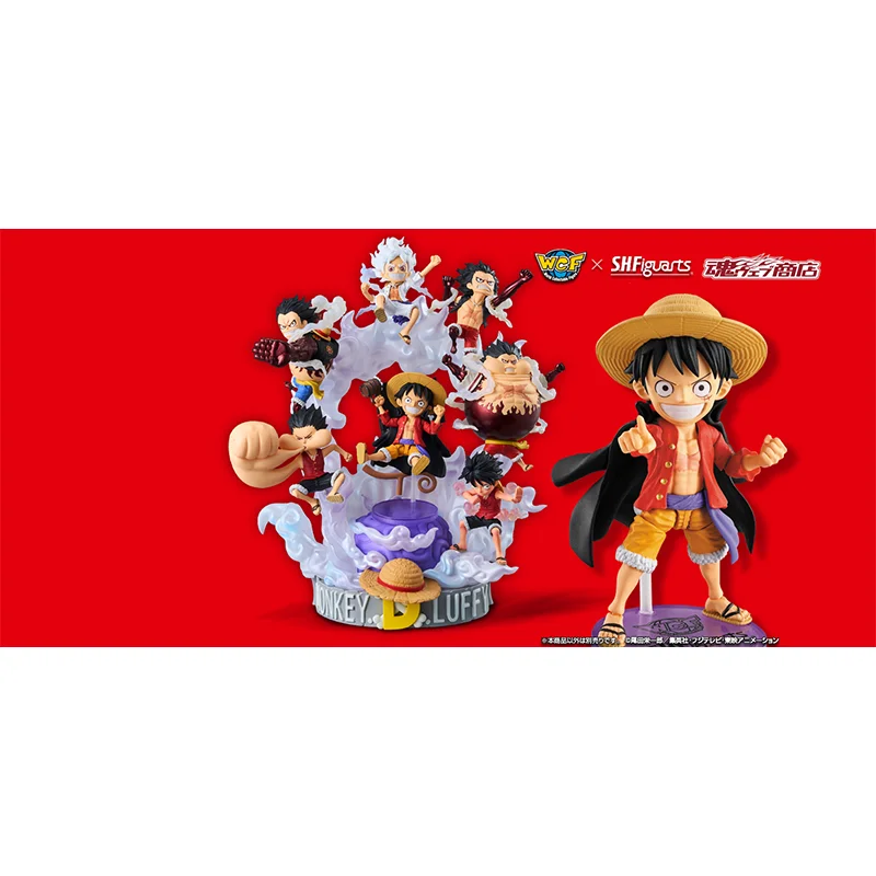 In Stock Original Bandai S.H.Figuarts SHF MONKEY.D.LUFFY Anime Action Collection Figures Model Toys