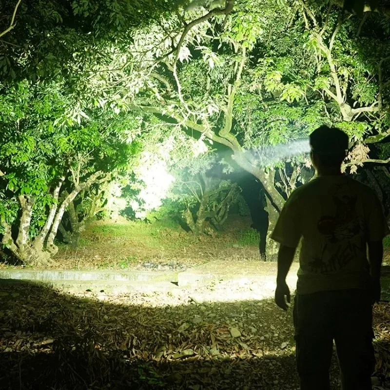 5 LED Head Flashlight Rechargeable Torch Built-in Li-ion Battery LED Headlamp Strong Light Camping Adventure Fishing Light