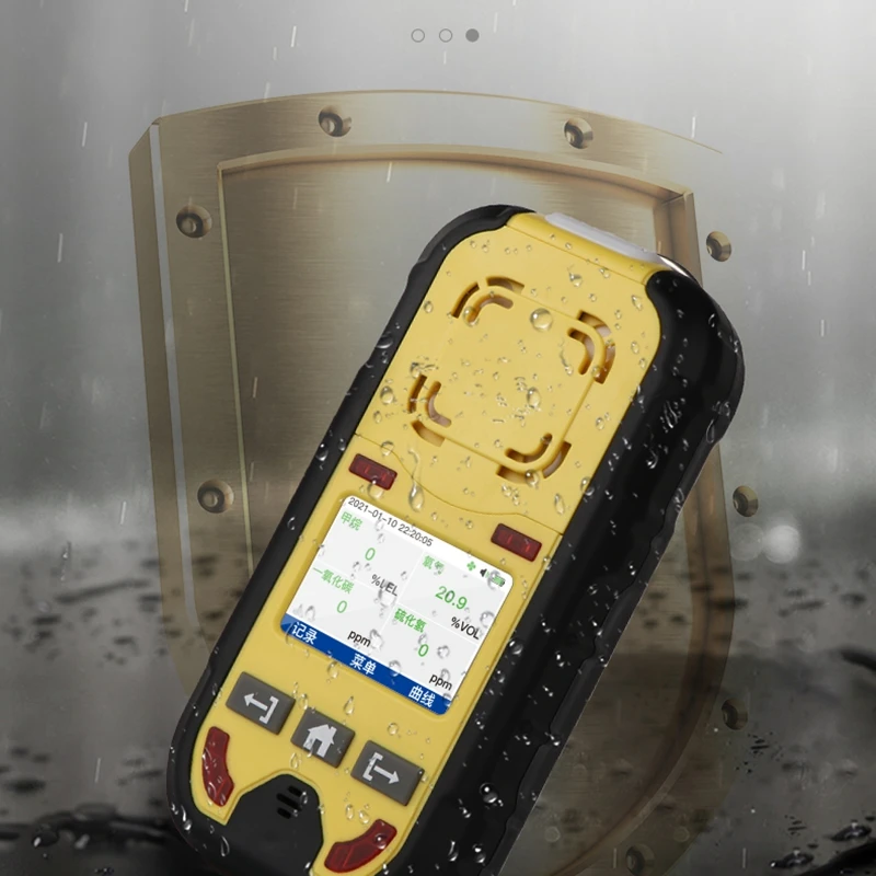 Imagem -03 - Monitor de Gás da Bomba de Bosean o2 H2s co Lel Digital Lcd Detector de Gás de Oxigênio Sulfeto de Hidrogênio Monóxido de Carbono Detector de Vazamento Combustível