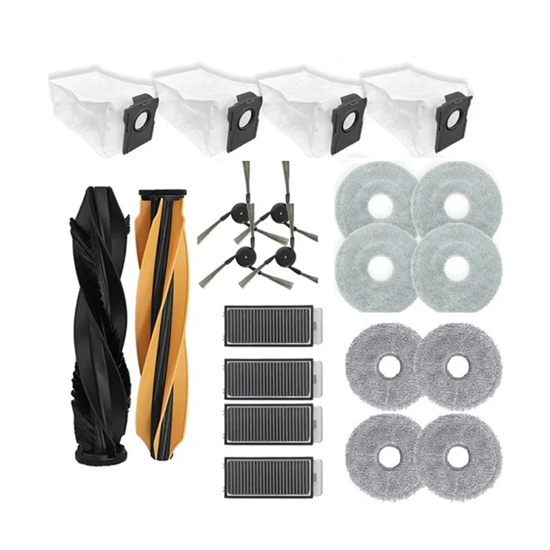 

A56X 14 Pcs For Dreame X50 Ultra Sweeping Robot Cleaner Parts Replacement Main Side Brush Mop Filter