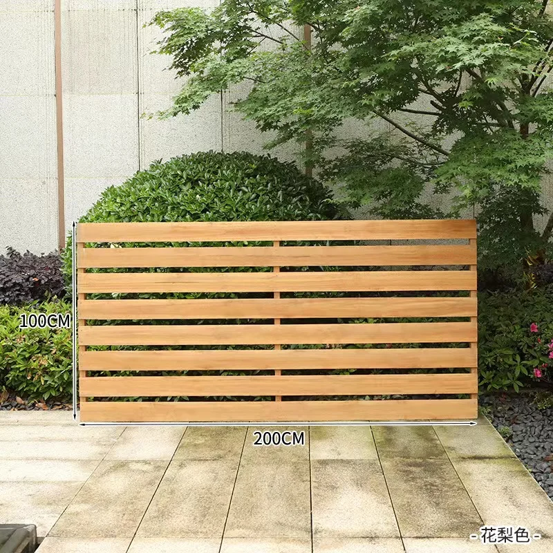 Anti-corrosion wood fence terrace partition wood fence villa garden fence fence fence outdoor screen stopper decoration