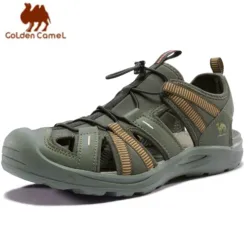 GOLDEN CAMEL Outdoors Hiking Men's Sandals Summer 2023 Closed Toe Sports Sandal Non Slip Water Beach Shoes for Men Slippers