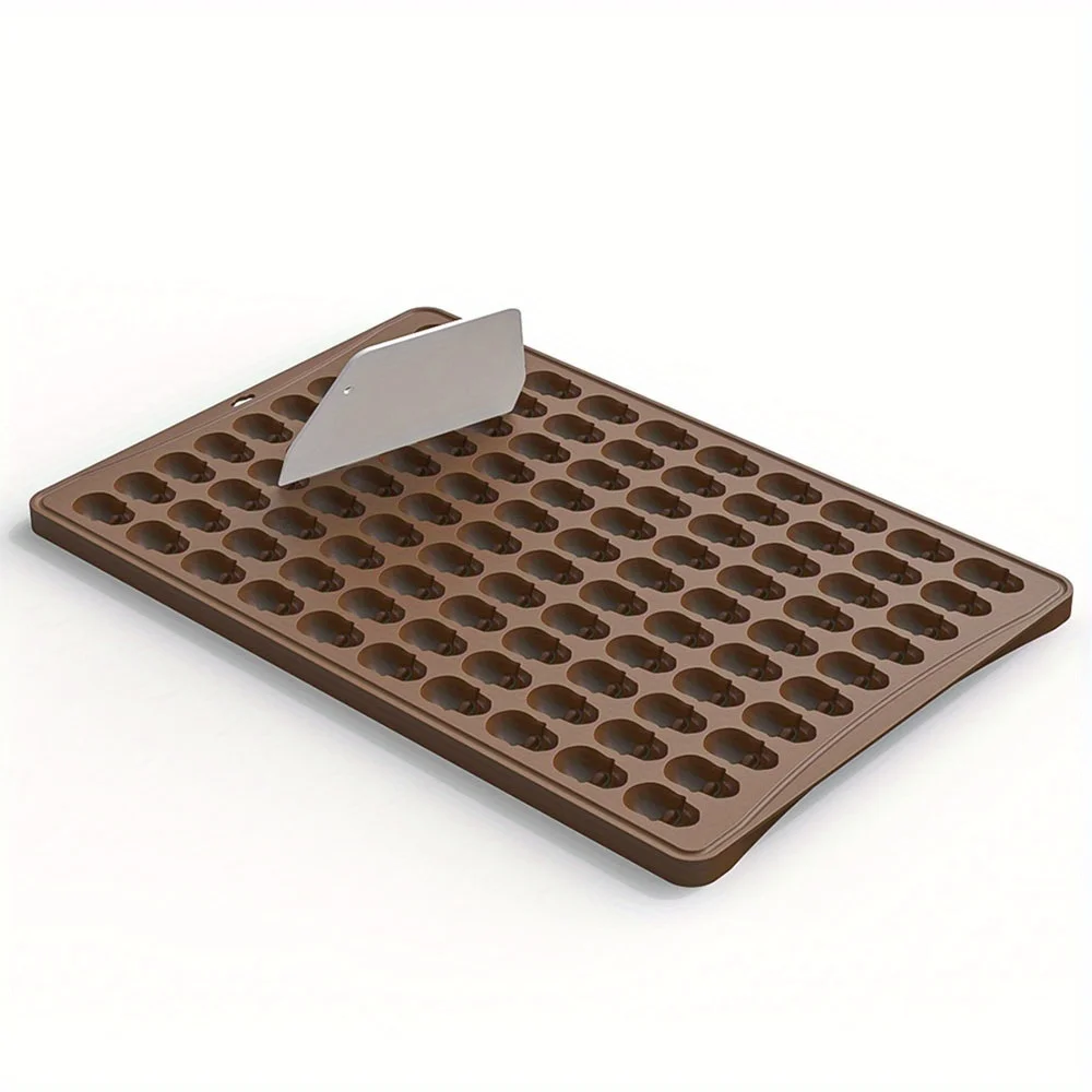 Skull Silicone Baking Mold - 100-Cavity Chocolate & Candy Mold for DIY Cake Decorating Fondant Ice Cubes Soap Making