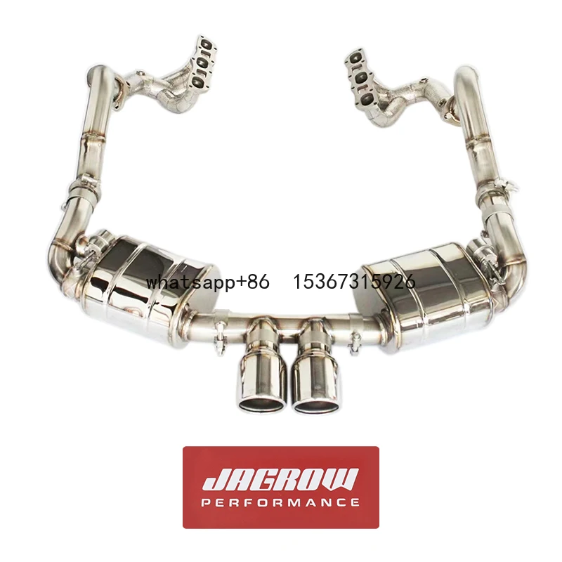 exhaust catback + head section for Porsche 981 Boxster S  3.4L flat six