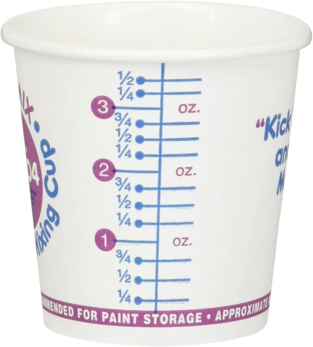 E-Z Mix EZX70004 Disposable Paper Mixing Cup (s - 1/4 Pint Cups 400), White