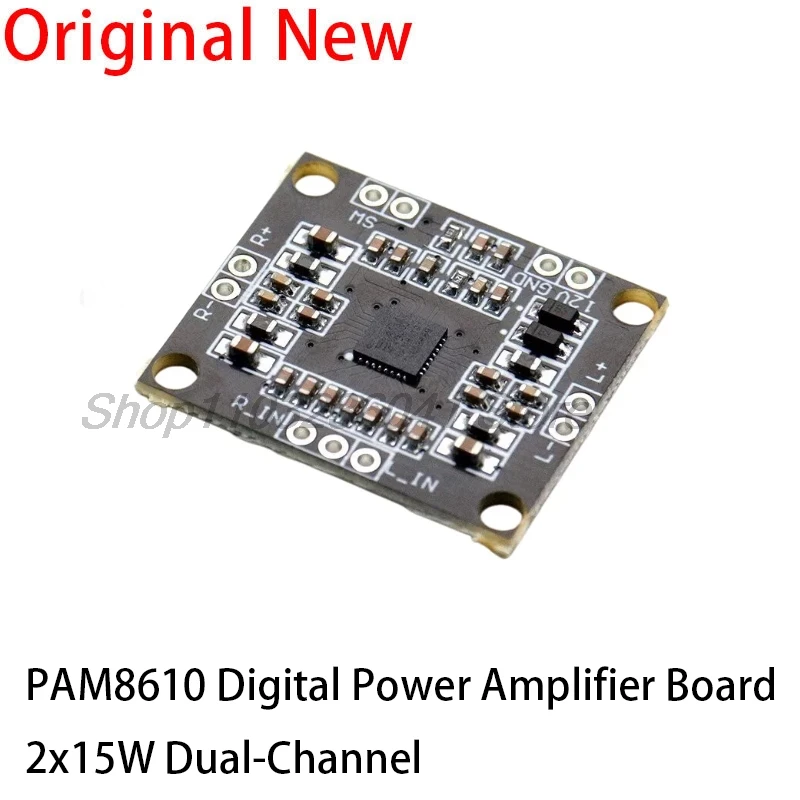 2*15W PAM8610 Digital Dual Channel Stereo Audio Amplifier DC7-15V Class D small stereo amp Mini Power Amplifier