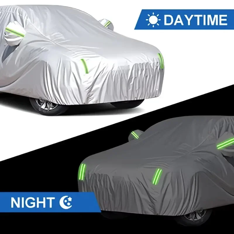 For Chevrolet EQUINOX Car Cover Outdoor Protection Covers Snow Sunshade Waterproof Dustproof Exterior UV Car Accessories 4