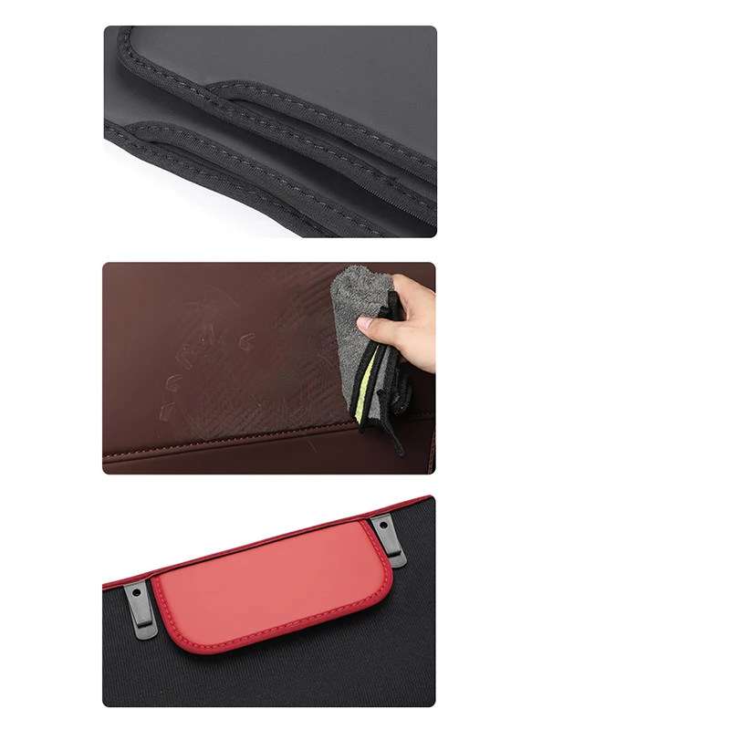 leather car seat anti-kick mat pad for hongqi H5 H6 E-HS3 E-HS9 HS3 HS5 HS7 h9 ls7 hq9 cover protect mats accessories protection