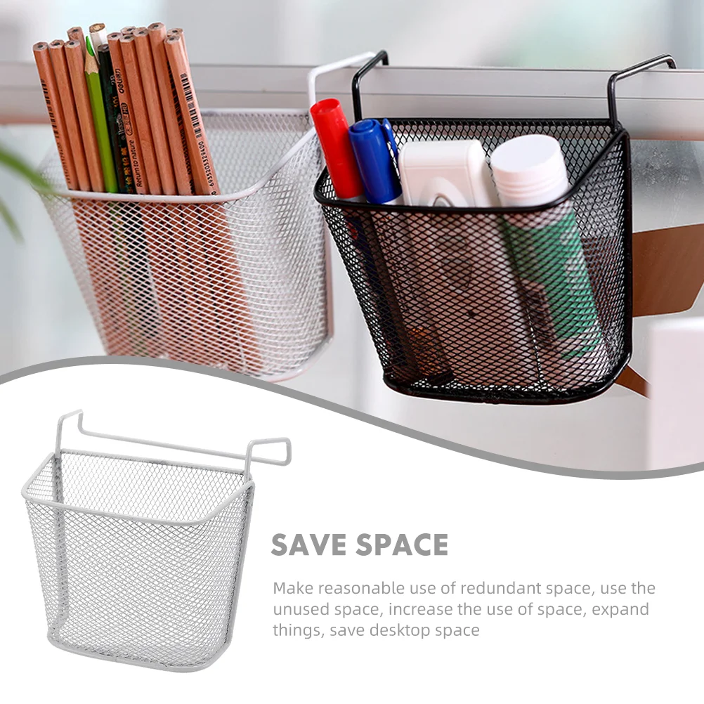 Office Organizing Rack Desk Hanging Basket Multi-use Container Cutlery Organiser