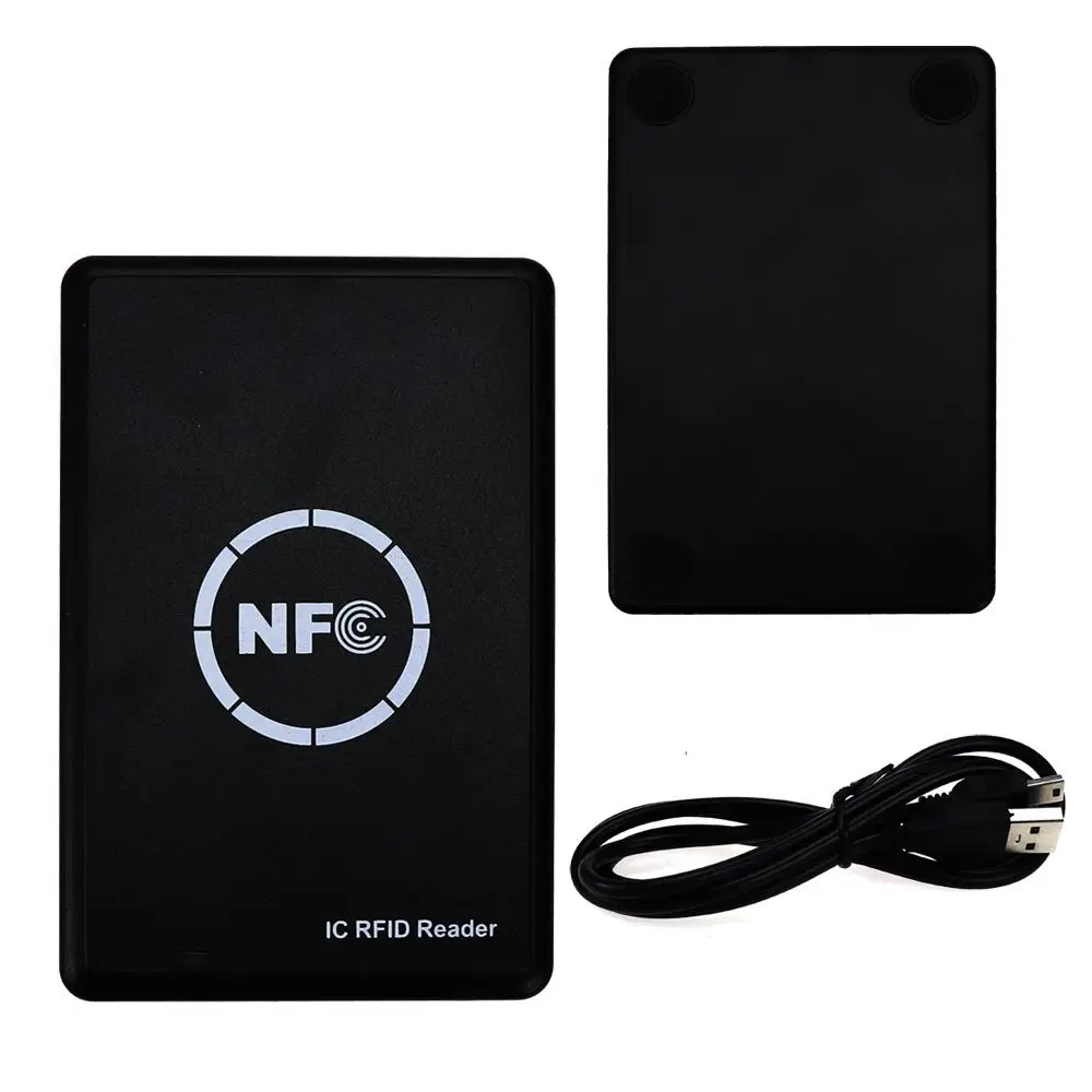 Convenient Plastic 13.56MHz NFC Card Reader NFC Smart Card Reader Writer IC RFID Card Reader RFID Copier Duplicator