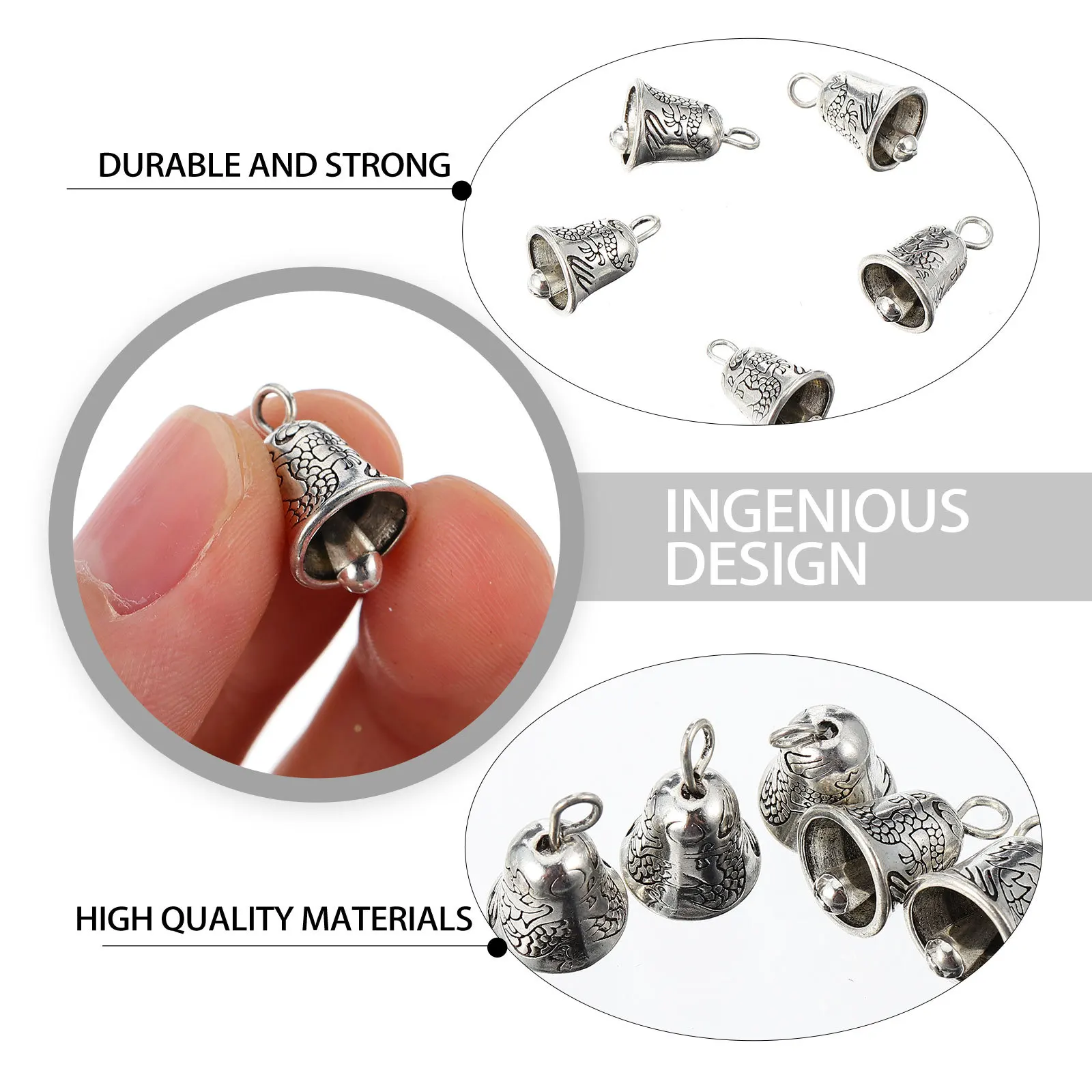 

20 шт., подвеска-колокольчик, аксессуары, сплав, изготовление ювелирных изделий своими руками, подвесные украшения, винтажные подвески для ожерелья, браслета, сережек