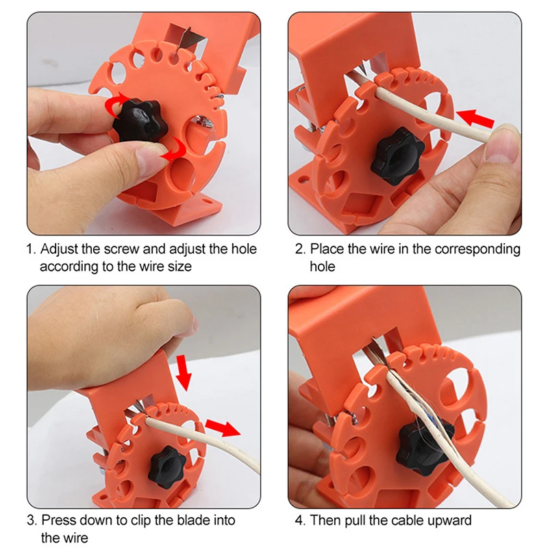 Handheld Copper Wire Stripper Manual Copper Wire Stripping Machine Cable Stripper Tools