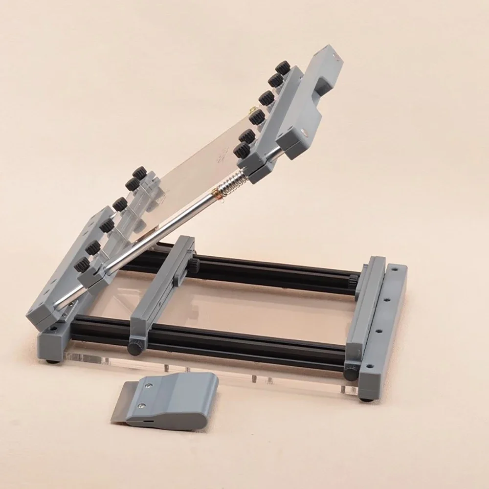 250x250MM Manual PCB Stencil Printer Desktop SMT Screen Printing Machine Precision Alignment for Solder Paste