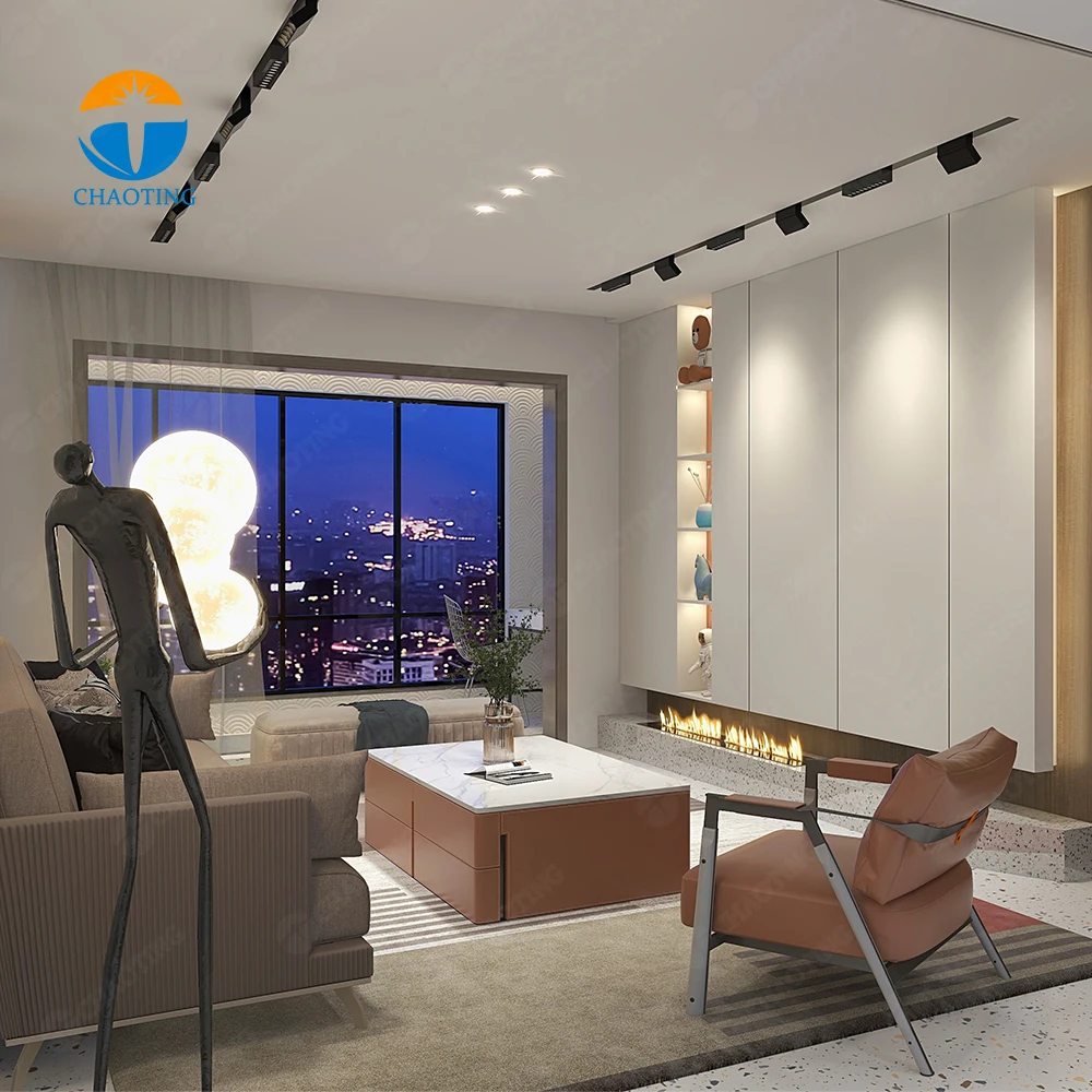 220V Design LED Magnetic Track Lights Ceil Rail For Pvc Stretch Tension Fabric Stretch Ceiling Led Aluminum Profile Ceiling Rail