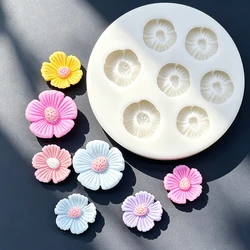 Flower Daisy Silicone Sugarcraft Mold Resin Tools Cupcake Baking Mould Fondant Cake Decorating Tools