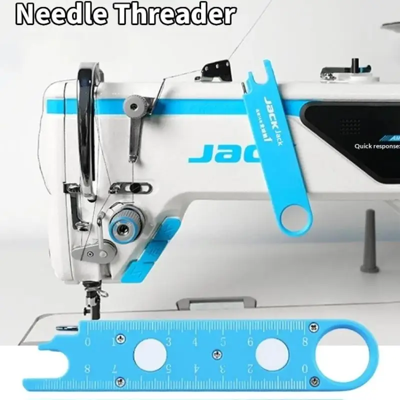 Anti-Prick Needle Threader Sewing Tool Kit With Magnifying Glass And Ruler Wire Threading Device Magnetic Absorption N