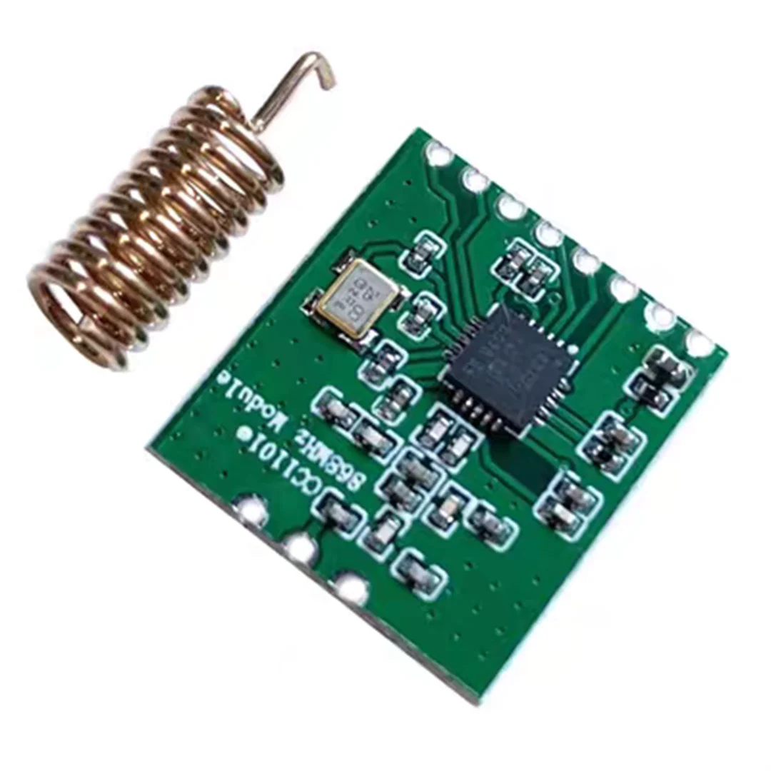 CC1101 Intelligent Industrial Wireless RF Communication Module SPI Transceiver Module 868MHz Small Size SMD Type