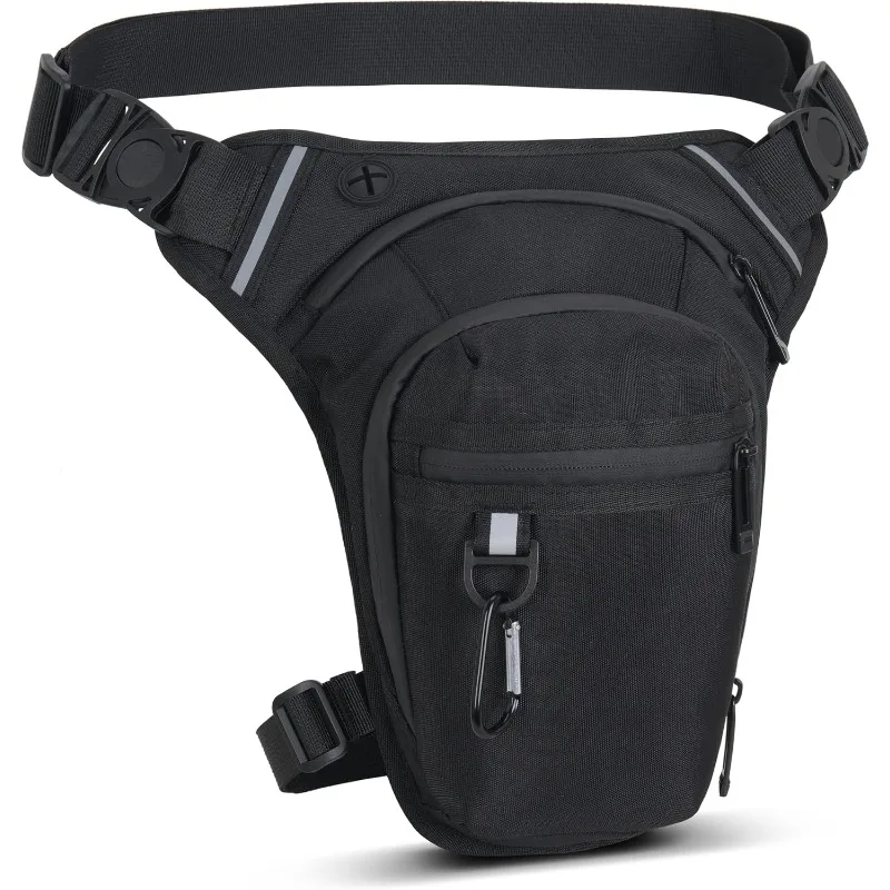 Outdoor Cycling Leg Bag for Men Women Multifunctional Thigh Bag Motorcycle Shoulder Cross Bag, Casual Sling Bag, Sport Waist Bag
