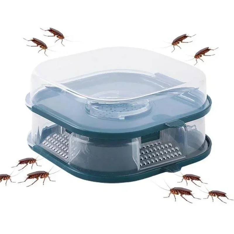 Reusable Cockroach Trap Box Cockroach Catcher Killer Traps Pesticides Kitchen Convenience Small Tools