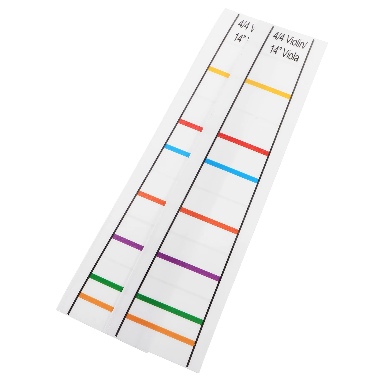 

2Pcs Transparent Violin Finger Position Stickers for Beginners 44 Size Fingerboard Guide Scale Learning Aid Violin