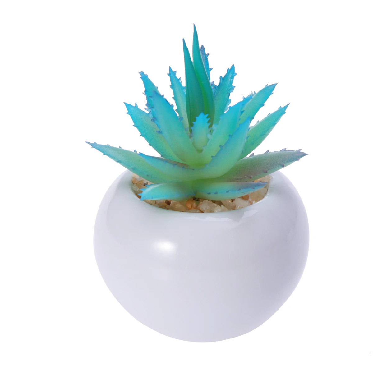 

4pcs Artificial Succulent Plants Realistic Decorative IndoorPlastic Bonsai Room Bedroom Office Balcony Windowsill