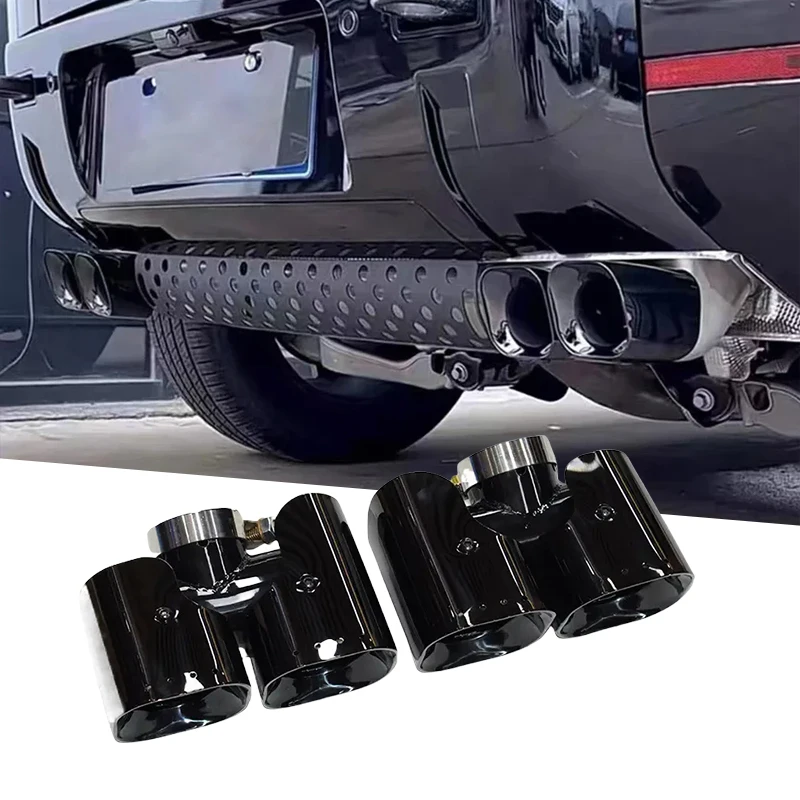 

Наконечник выхлопной трубы DEX для Land Rover Defender 90 110 2020-2022, 4 выхода, высокое качество SS304 2,0 T 3,0 T, глушитель, выхлопная труба, хвостовая труба
