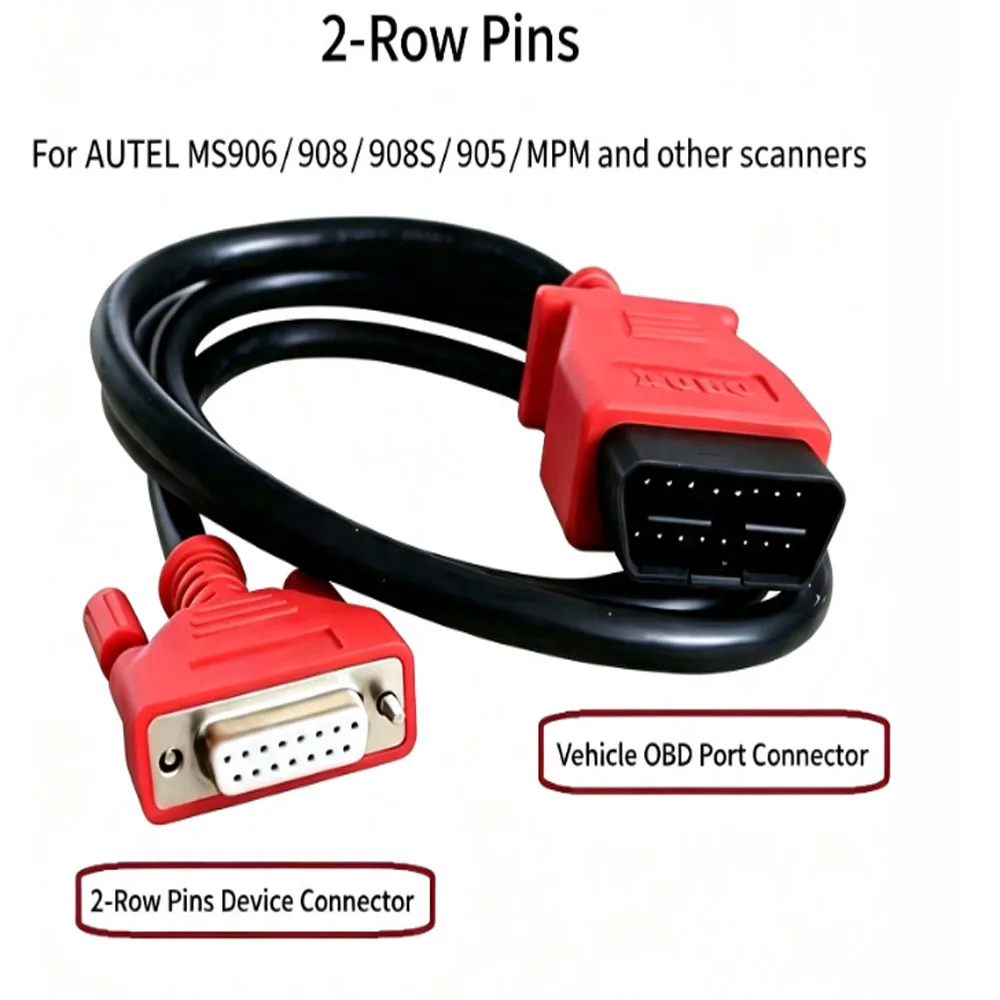 OBD2 Main Test Cable for Autel MaxiSys MS908 MS905 15Pin Diagnostic Programming Adapter Automobile OBD II Extension Test Cable