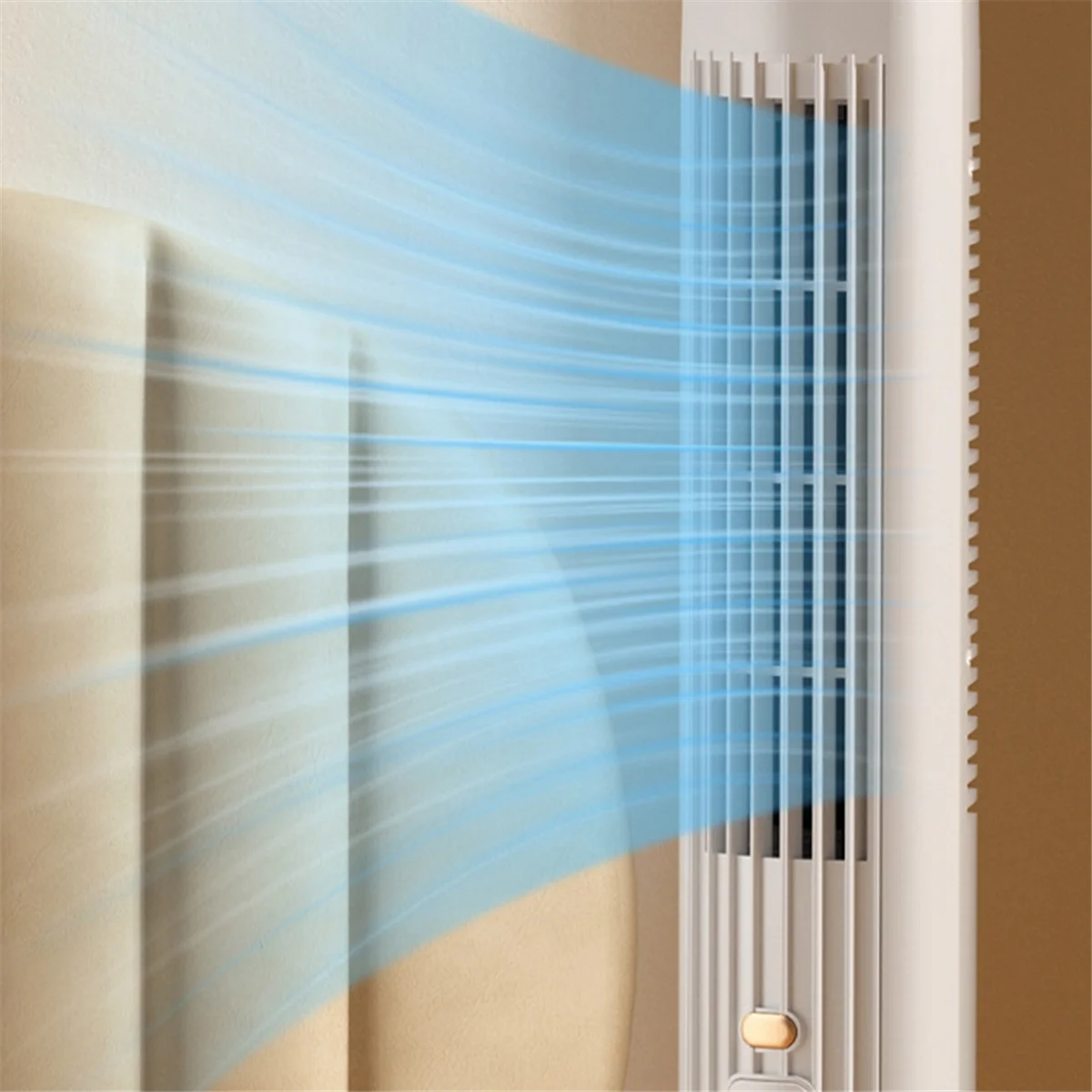 Portable Automatic Remote Air Conditioner, USB Personal Air Conditioner Mini Conditioner with 3-Speed Electric Fan White image 4