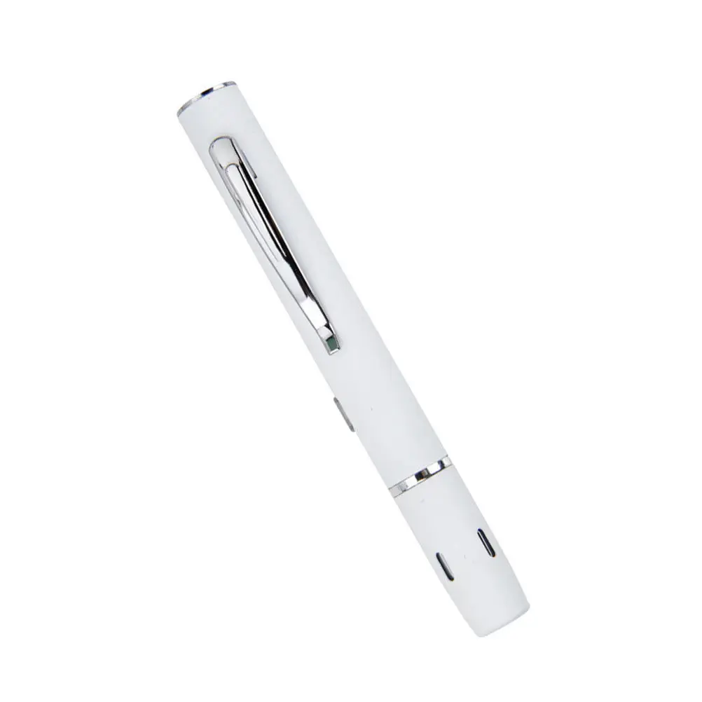 Inspection Metal Zinc Alloy USB Rechargeable White Light Dual Layers LED Bright Examination Lamp Pen Light with