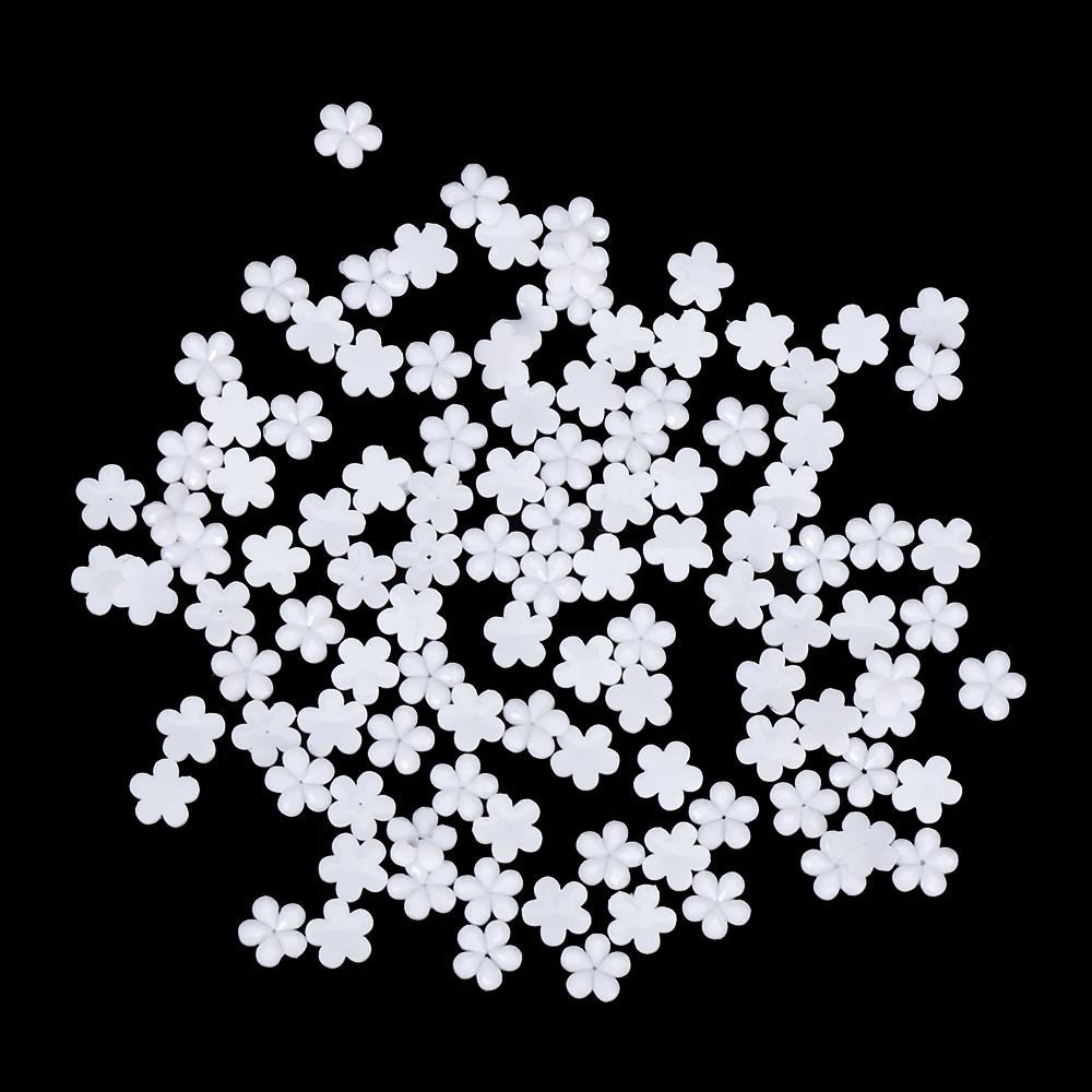 100/500pcs Material Package Decorations Cute Rhinestones Resin Drill Nail Beauty Nail Art Decoration