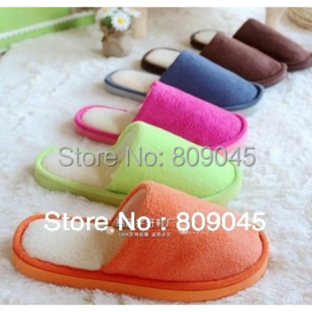 Autumn winter  shoes  Home slippers winter slipper, fleece slipper long flush warming  homing slippers, indoor shoes  p010-1