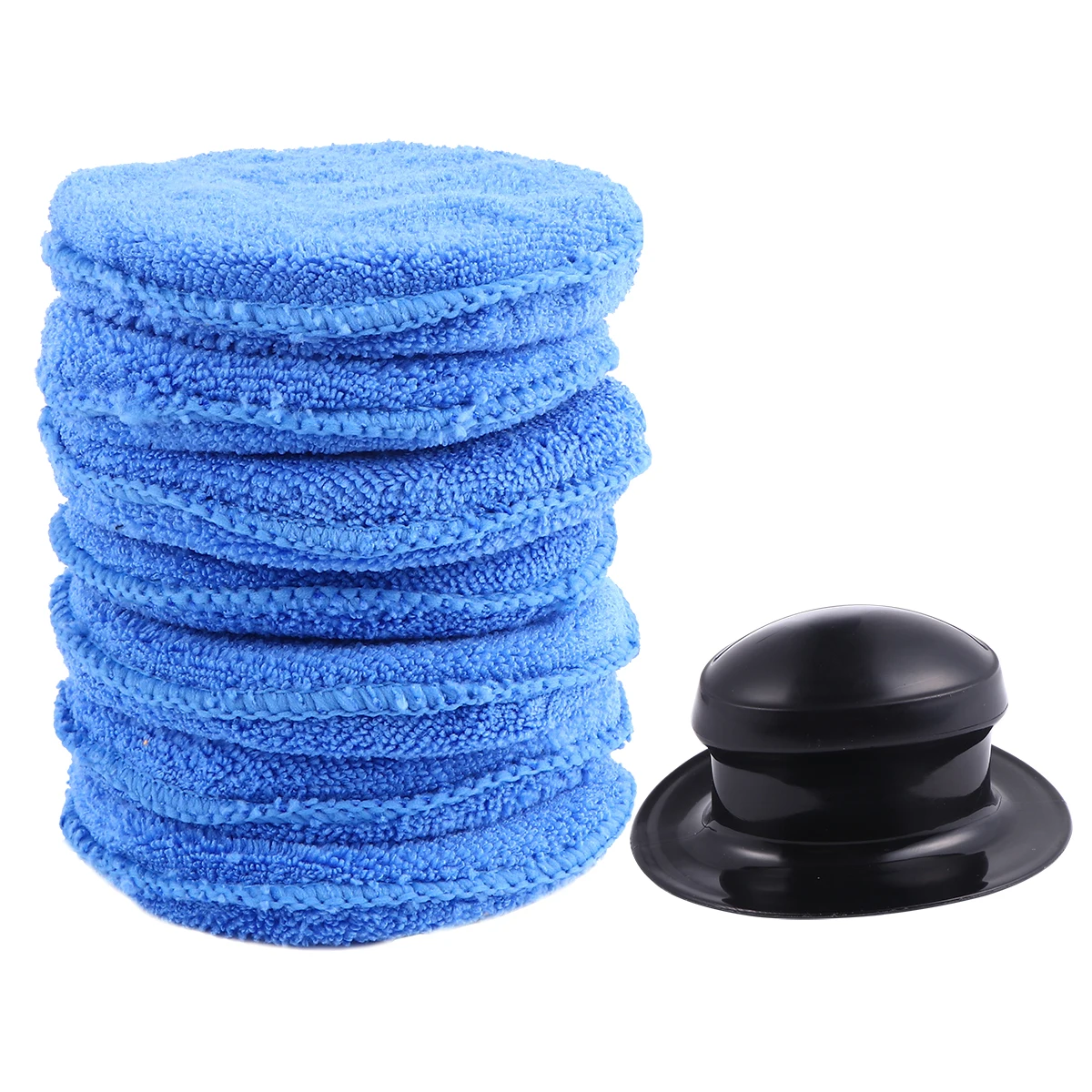 

8pcs Car Detailing Sponge Wax Cleaning Polishing Soft Automotive Wash Sponges for Plated Crystal Car Beauty Tools