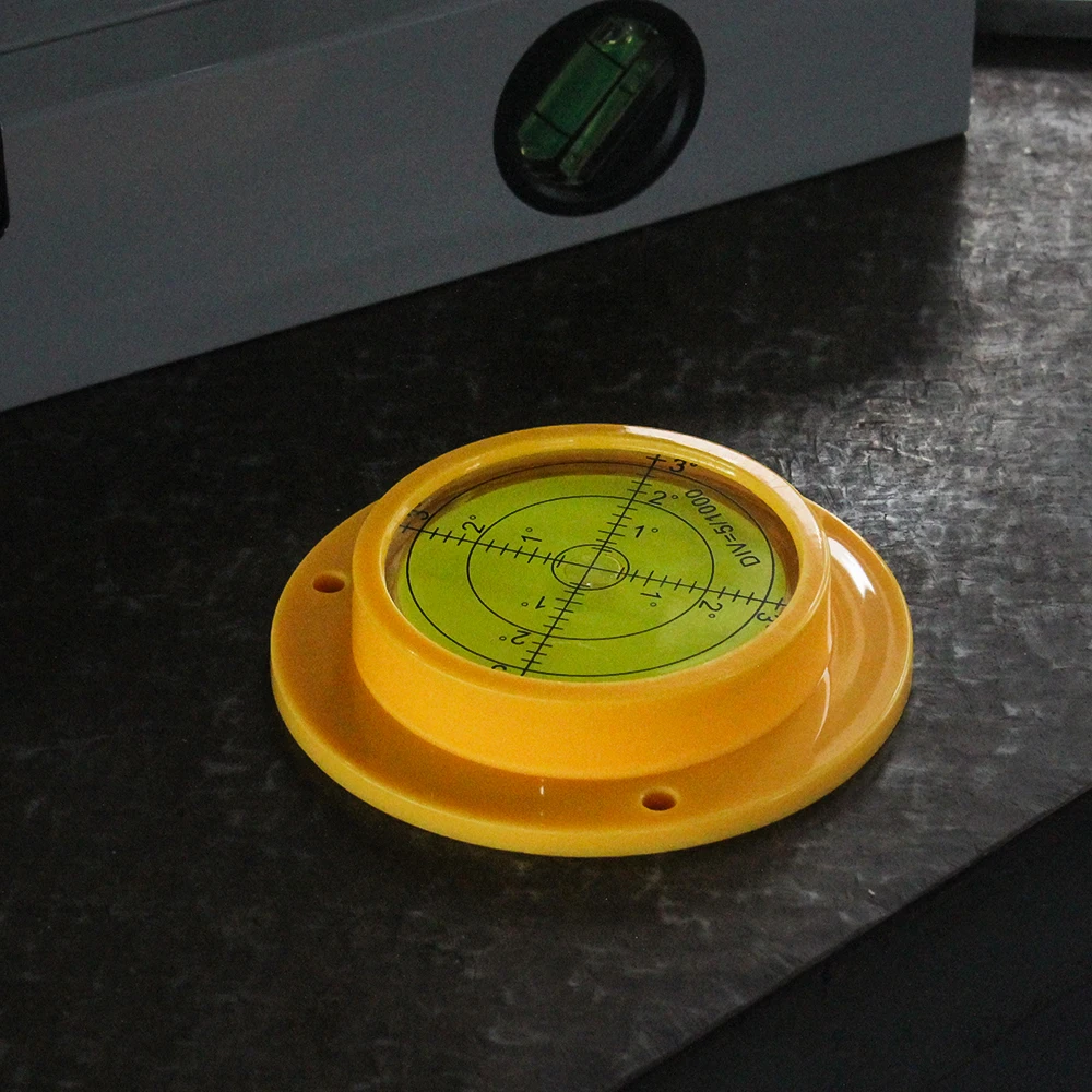 Rongpro Large Round Bubble Level Horizontal Target Degree Marking Surface Is Used TO Adjust turntable, Camera, Tripod,Etc 2pcs