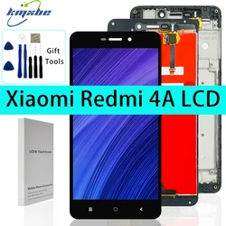 ЖК-дисплей Kmxbe для Xiaomi Redmi 4A 5,0 ''с сенсорной панелью и рамкой, дигитайзер в сборе, замена экрана 2016117 дюйма, оригинал