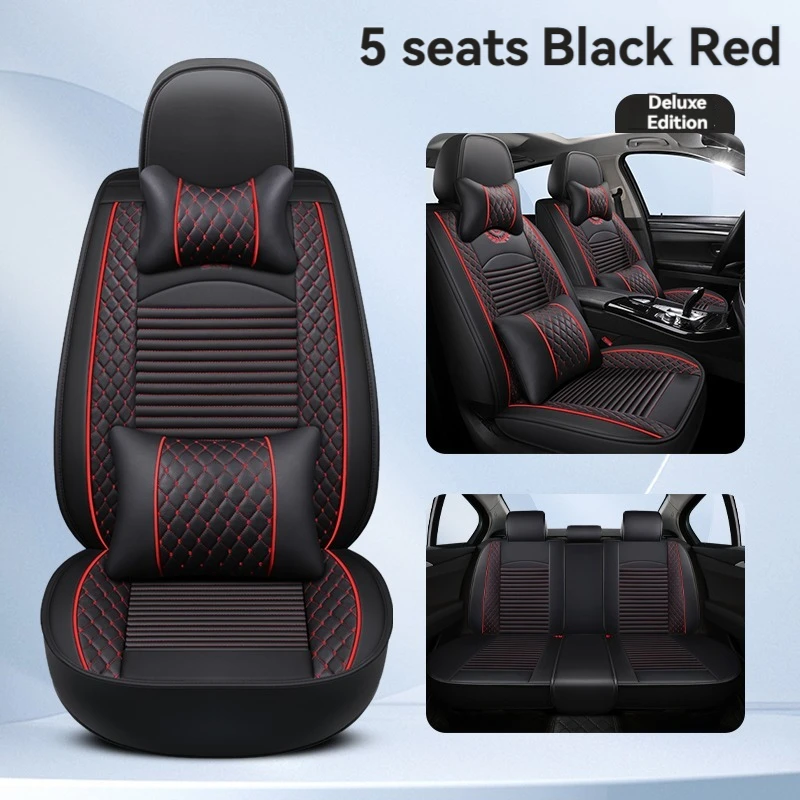 5 Seats Four Season Universal Car Leather Seat Cover For Daewoo Matiz Nexia Tosca Kalos Evanda Magnus REXTON Car Parts Protector